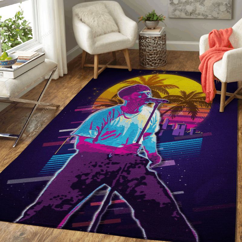 Tom Grennan Artwork Music Synthwave 80s Art Carpet Area Rug 2