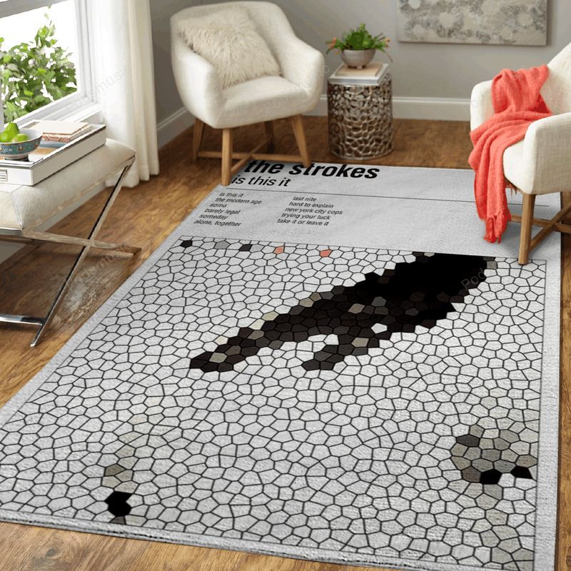 The Strokes Music Art Carpet Area Rug