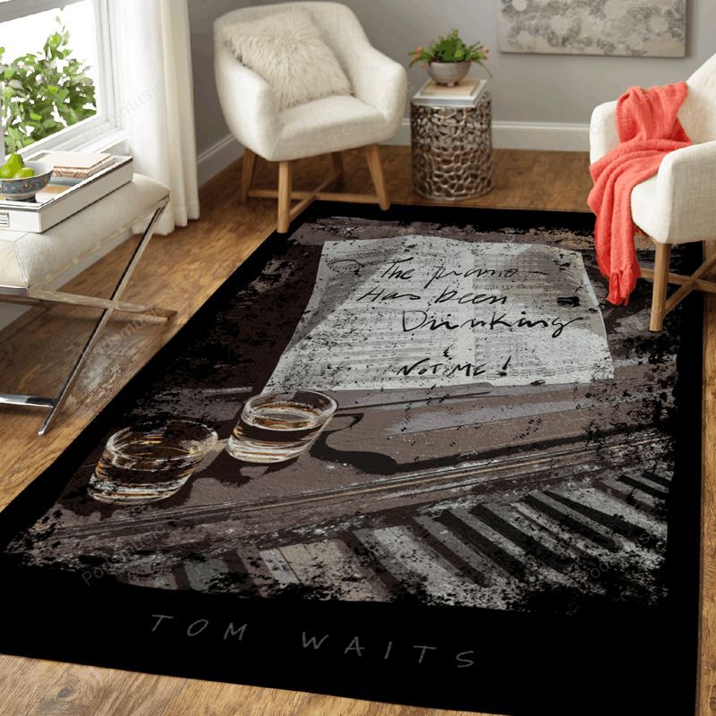Tom Waits Music Art Carpet Area Rug 2
