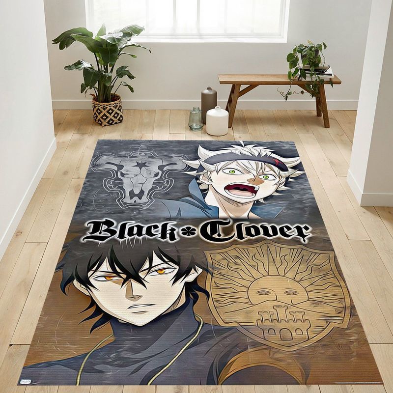 Black Clover Teaser Carpet Area Rug