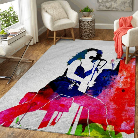 Tori Watercolor Music Legends Art Carpet Area Rug