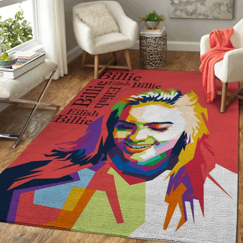 Billie Eilish When Smile Music Art Carpet Area Rug