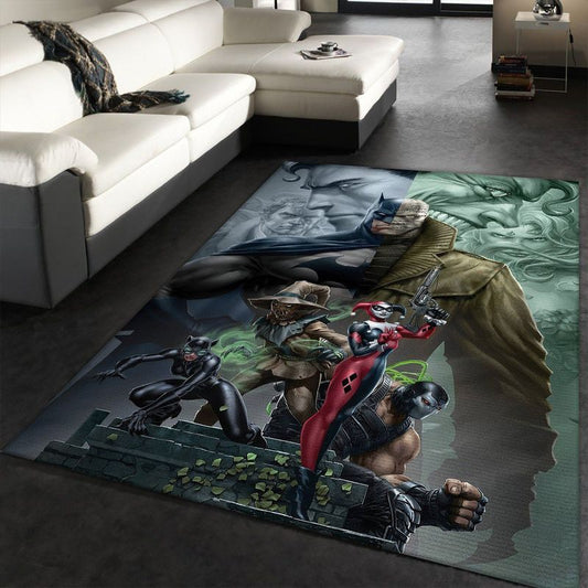 Batman Joker Harley Quinn Catwoman Batman Hush Carpet Area Rug