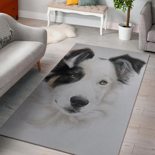 Border Collie Carpet Area Rug