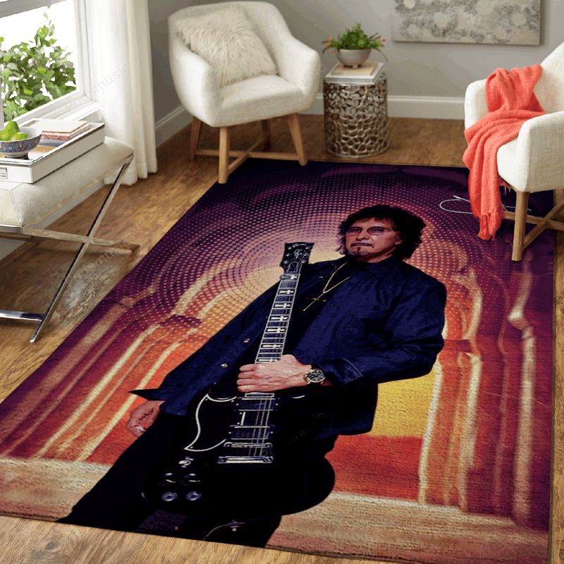 Tony Iommi Music Art Carpet Area Rug 2