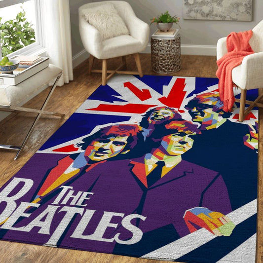 Beatles Band Music Rock Band 1960 II Carpet Area Rug