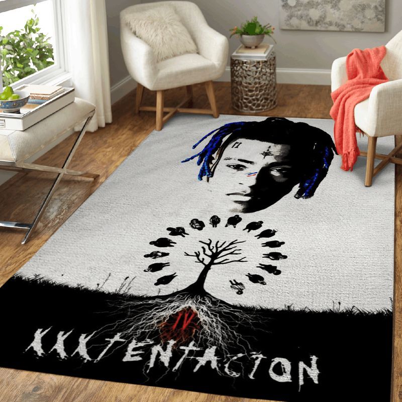 Xxxtentacion American Rapper Pop Carpet Area Rug