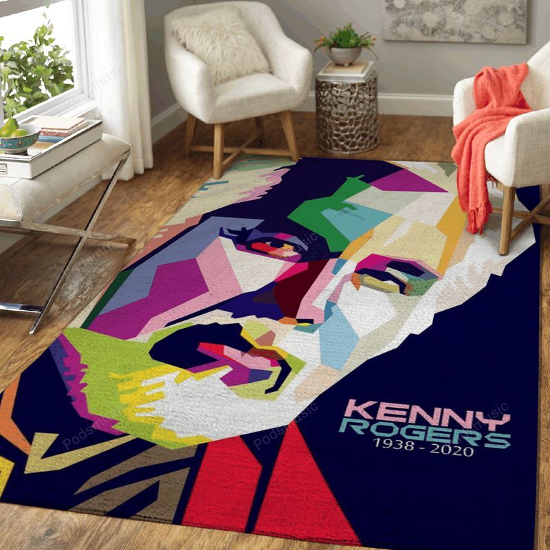 Wpap Kenny Rogers Music Wpap Art Carpet Area Rug