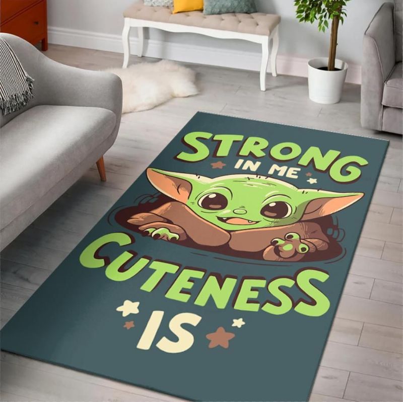 The Mandalorian Baby Yoda Kids Room Carpet Area Rug