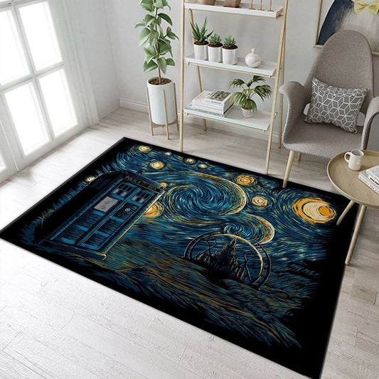 Starry Gallifrey Carpet Area Rug