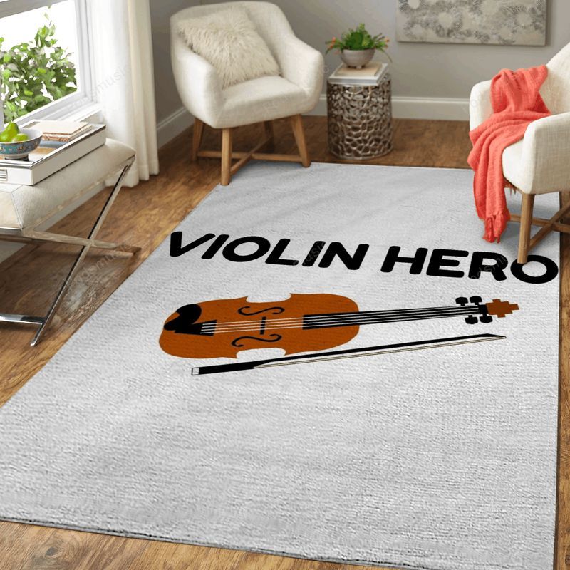 Violin Hero Music Art Carpet Area Rug