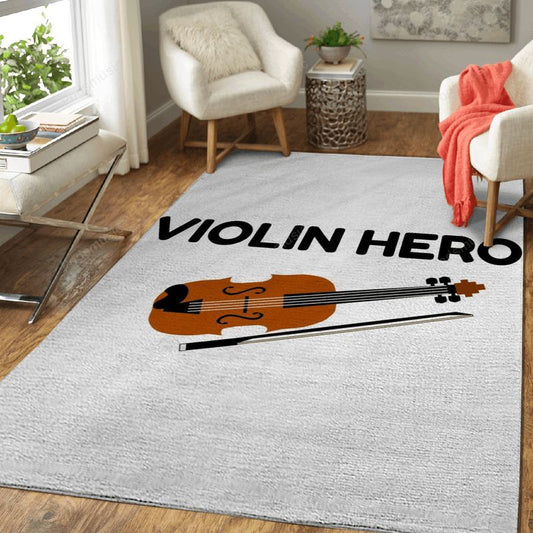 Violin Hero Music Art Carpet Area Rug