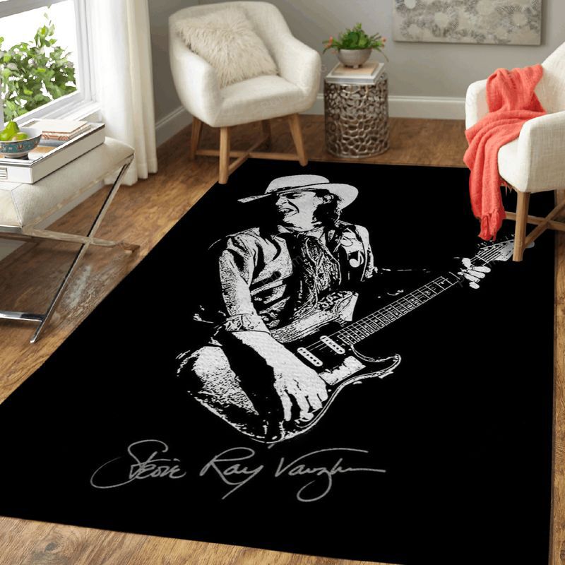 Stevie Ray Vaughan Musican 2 Carpet Area Rug
