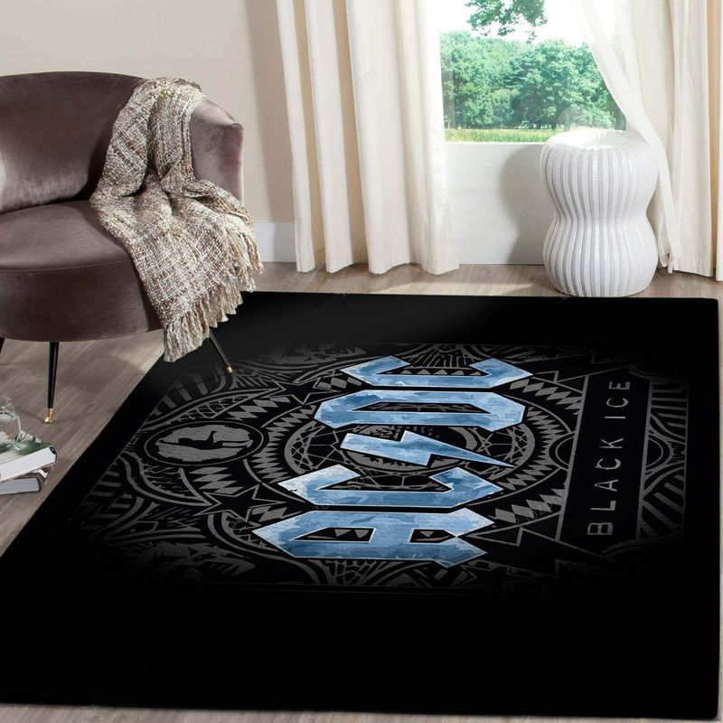 Ac Dc Hard Rock Band 4 Carpet Area Rug