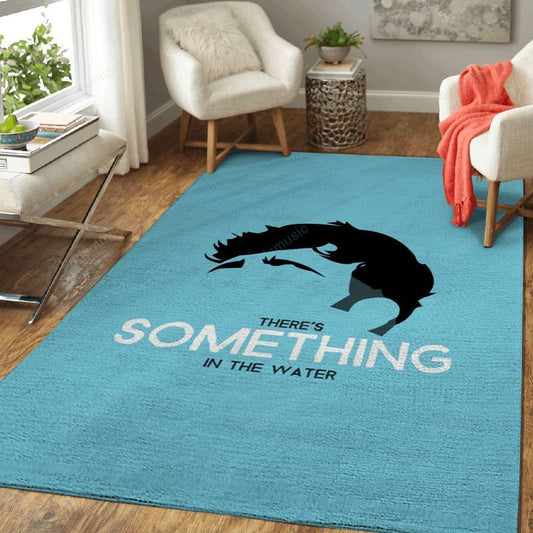 Tom Grennan Cyan Music Icons Art Carpet Area Rug