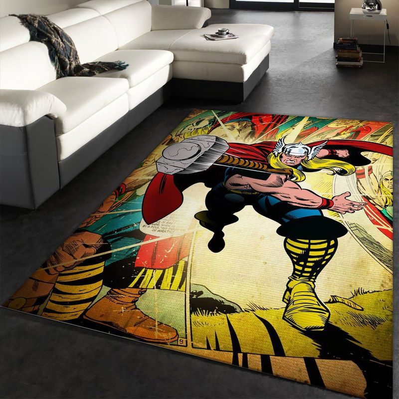 Thor Hero Movie Carpet Area Rug