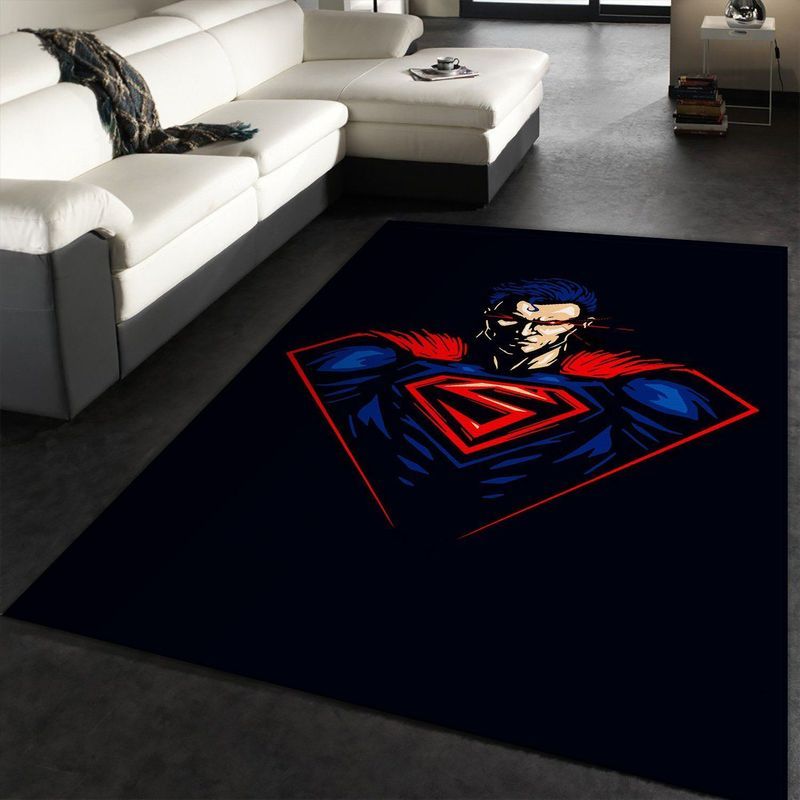 Superman Badass Carpet Carpet Area Rug