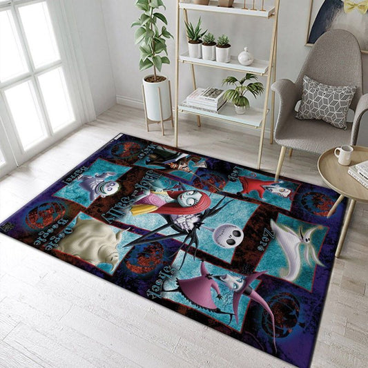The Nightmare Before Christmas Movie Characters Carpet Area Rug 2