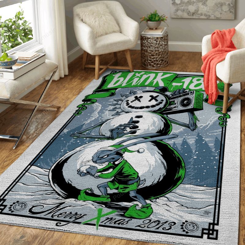 Xmas Live Concert Music Art Carpet Area Rug