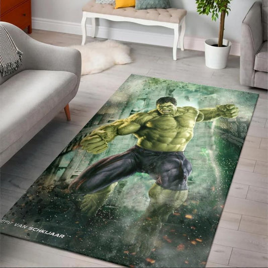 The Incredible Hulk Boys Room Carpet Area Rug