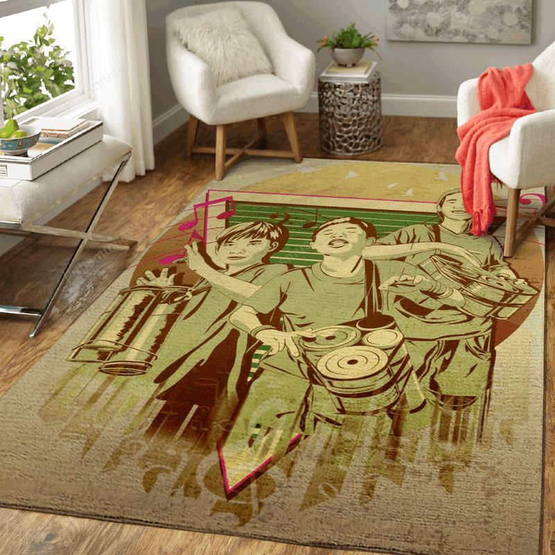 The Dummers Music Art Carpet Area Rug