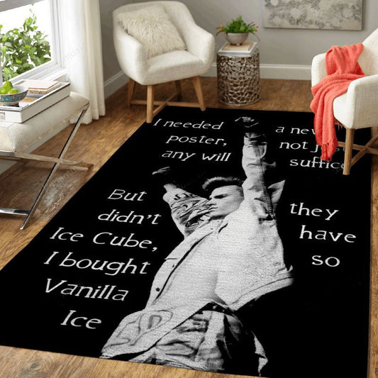 Vanilla Ice Cube Music Film And Tv Art Carpet Area Rug