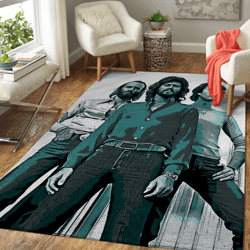 Bee Gees 7 Music Artist Art Carpet Area Rug