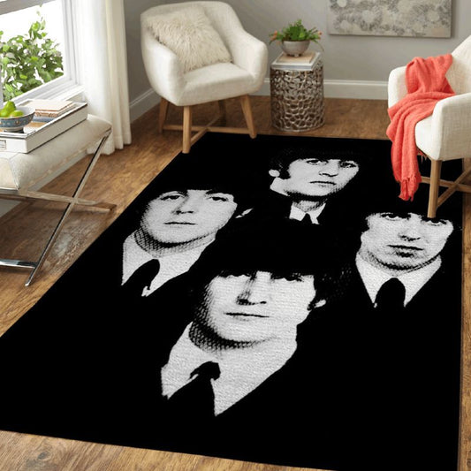 Beatles Band Music Rock Band 1960 The Beatles Art Carpet Area Rug