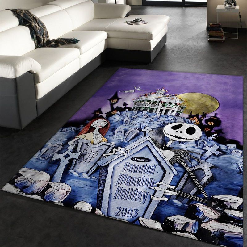 The Nightmare Before Christmas Jack Skellington Family IV Carpet Area Rug