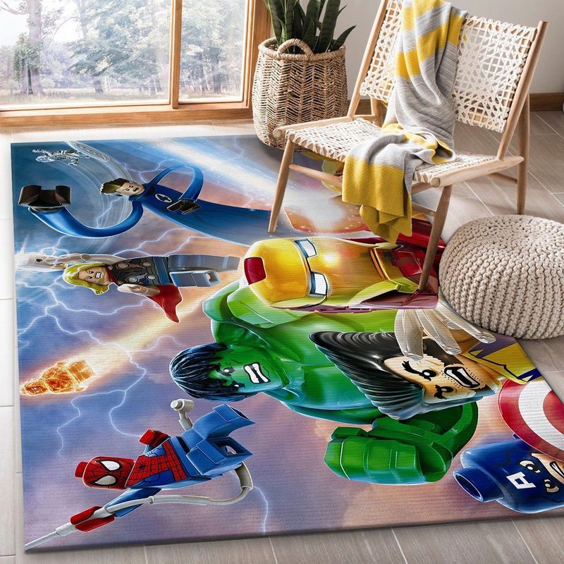 Avengers Marvel Lego Hulk The Hulk Wolverine Carpet Area Rug