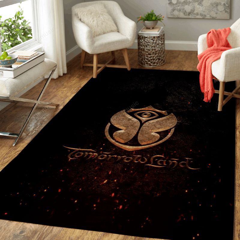 Tomorrowland Music Symbols Art Carpet Area Rug