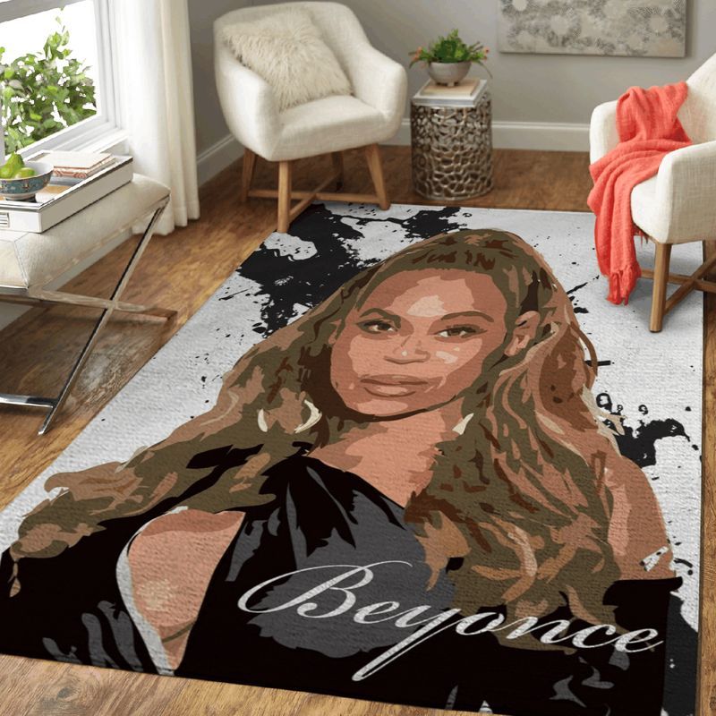 Beyonce Music Artists Art Carpet Area Rug