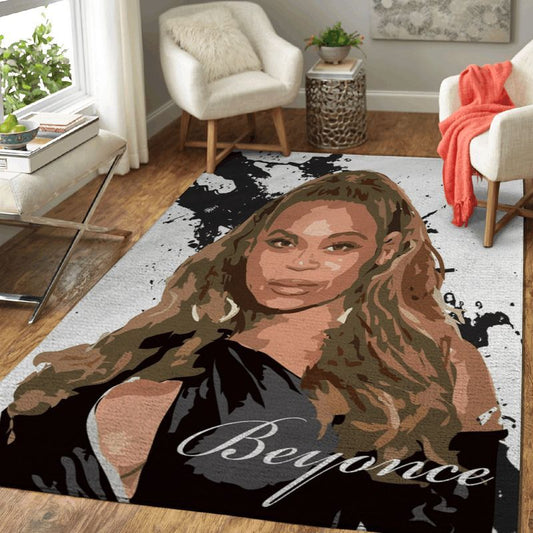 Beyonce Music Artists Art Carpet Area Rug