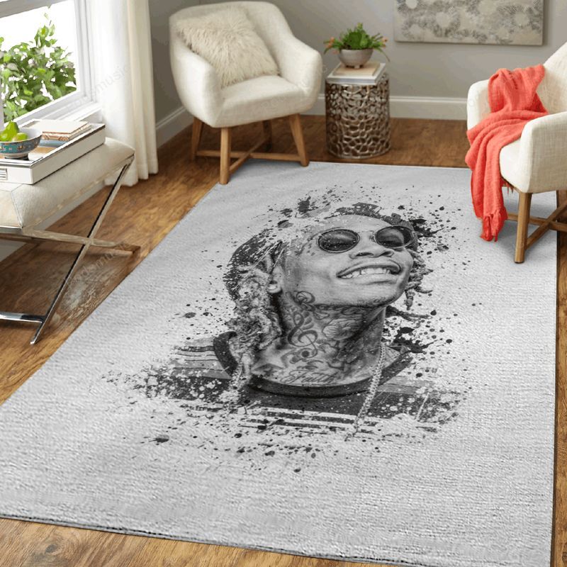 Wiz Khalifa Splatter Painting Music World Art Carpet Area Rug