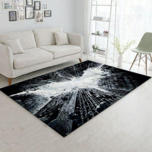 Buildings Collapse Batman Carpet Area Rug