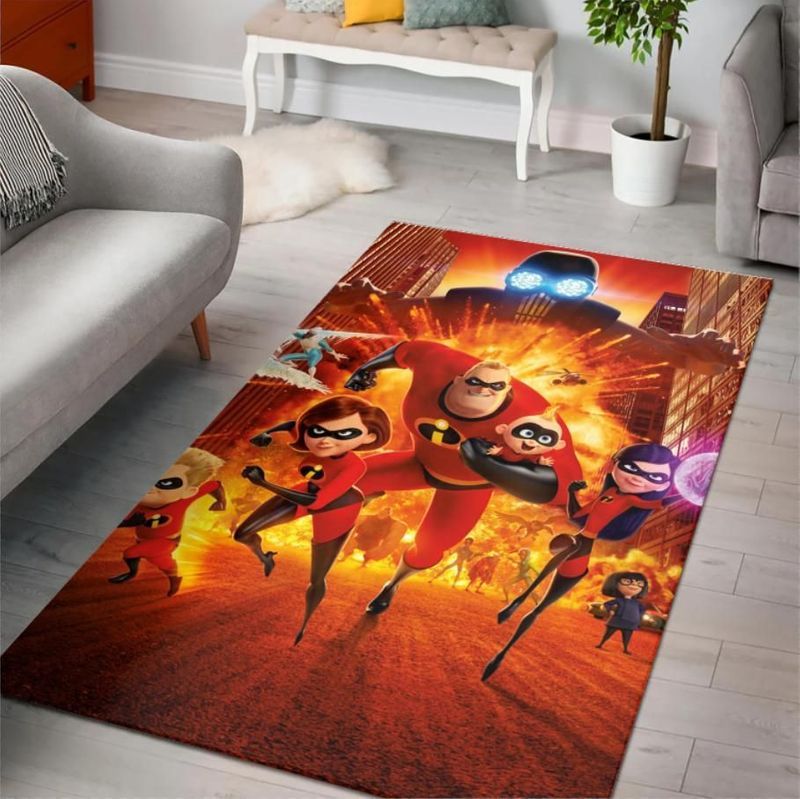 The Incredibles Movie Carpet Area Rug