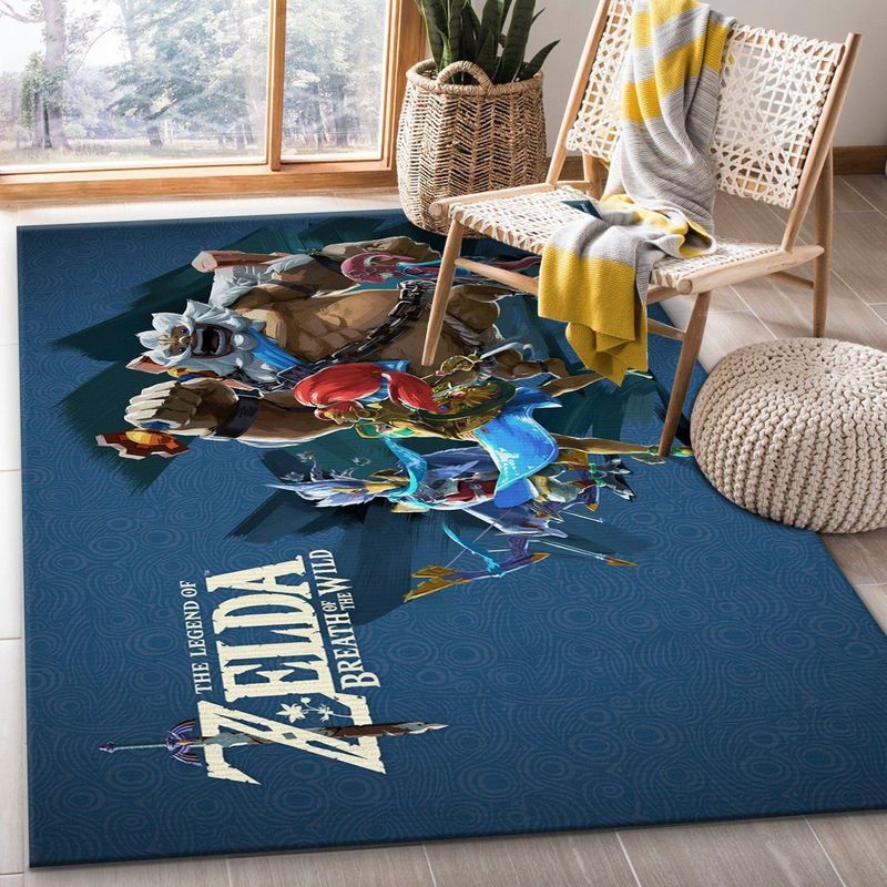 The Legend Of Zelda Breath Of The Wild V3 Carpet Area Rug