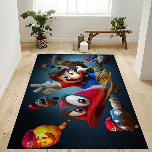 Super Mario 108 Carpet Area Rug