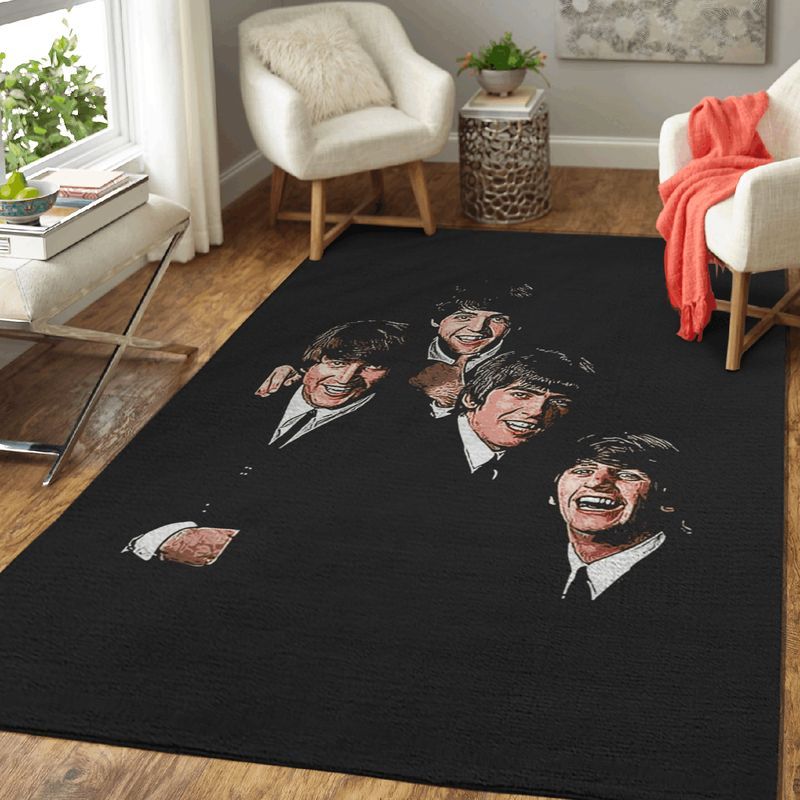 The Beatles The Legend Music Carpet Area Rug