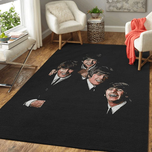 The Beatles The Legend Music Carpet Area Rug