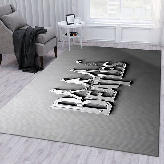 The Beatles Logo Carpet Area Rug