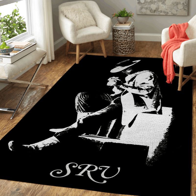 Stevie Ray Vaughan Musican 1 Carpet Area Rug
