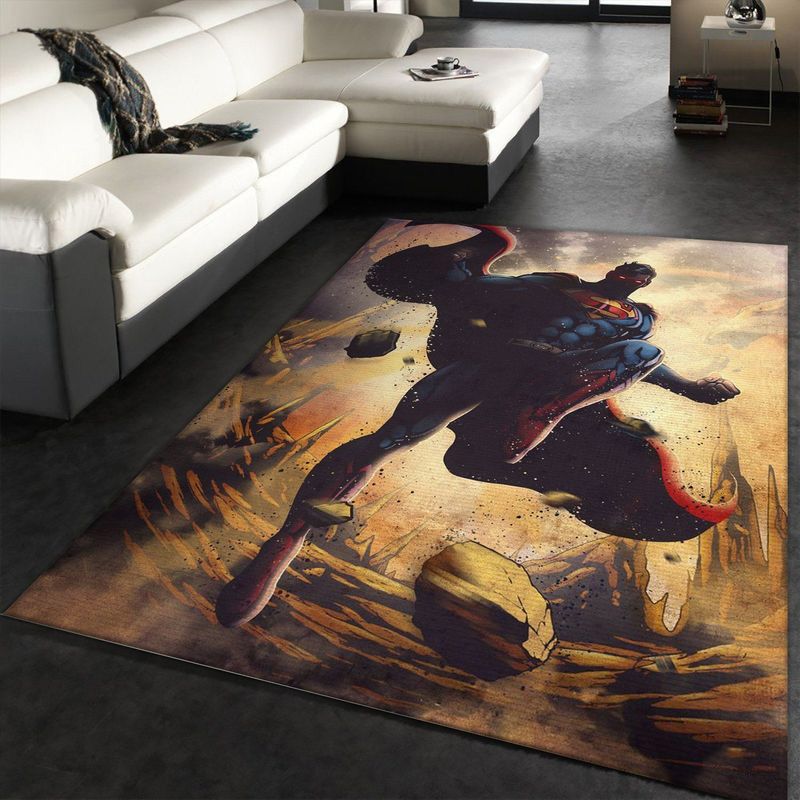 Superman Dc Carpet Area Rug