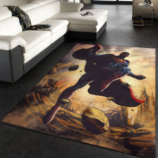 Superman Dc Carpet Area Rug
