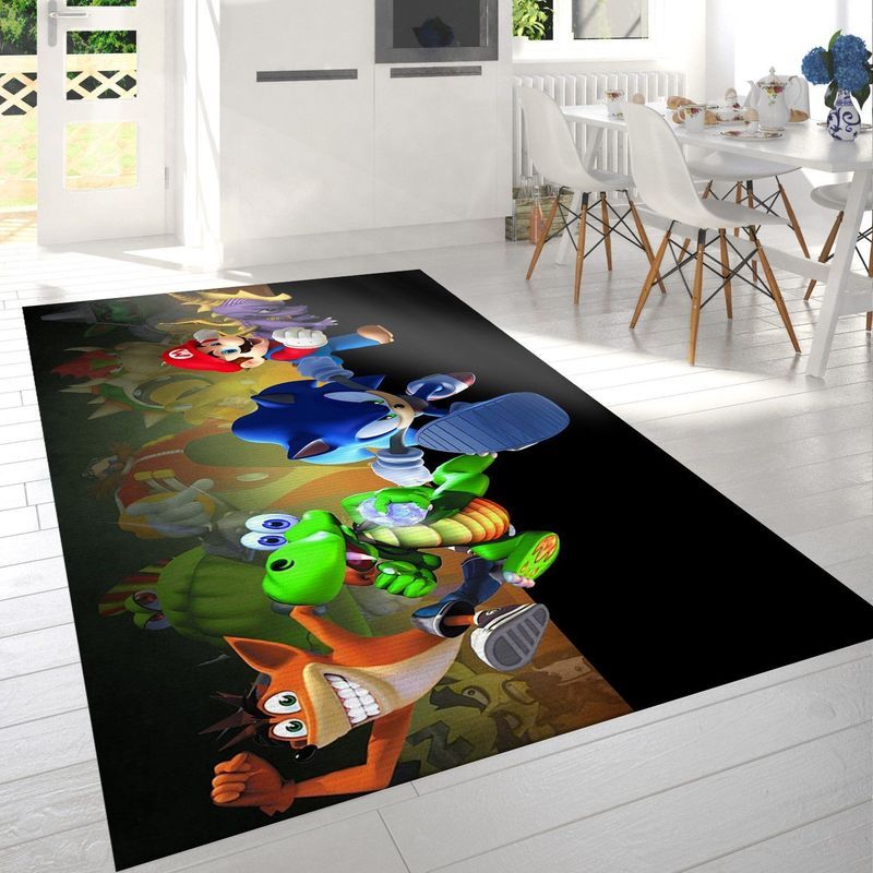 Super Mario 22 Carpet Area Rug