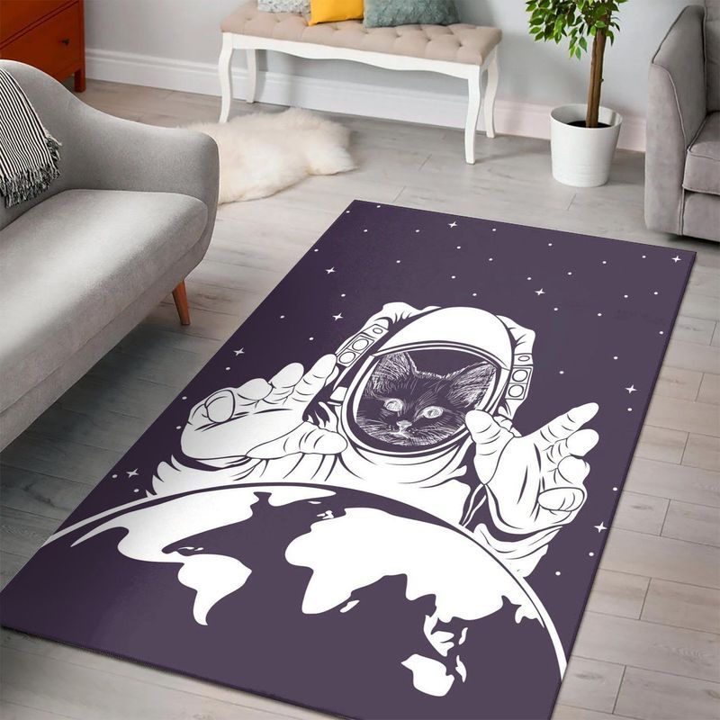 Astronaucat Carpet Area Rug