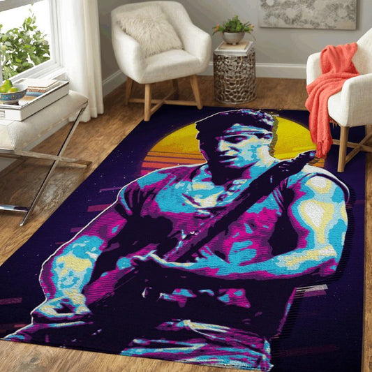 Bruce Springsteen Singer And Musician Art Carpet Area Rug