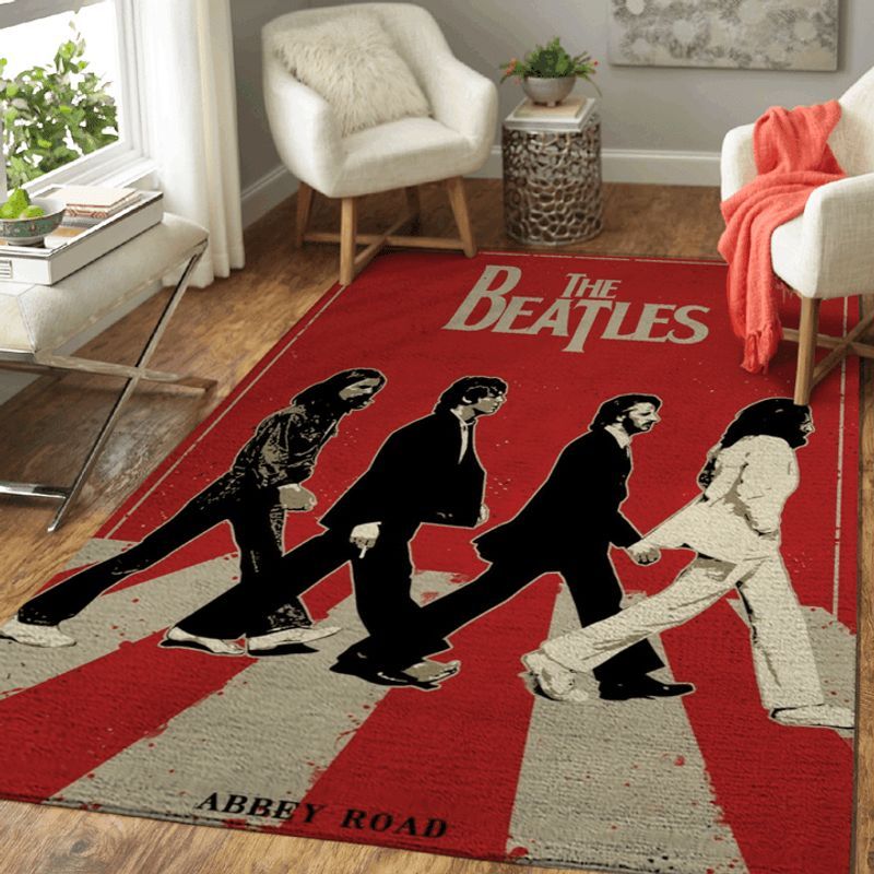 The Beatles Abbey Road Red Carpet Area Rug