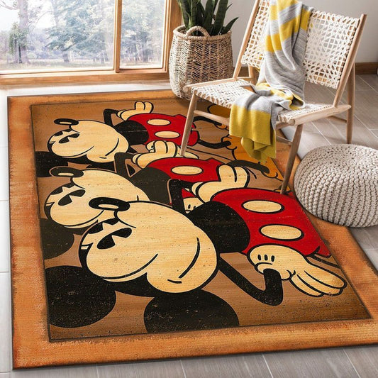 Three Mickeys Disney Carpet Area Rug