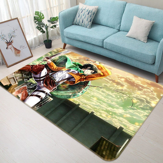 Attack On Titan Anime 34 Carpet Area Rug
